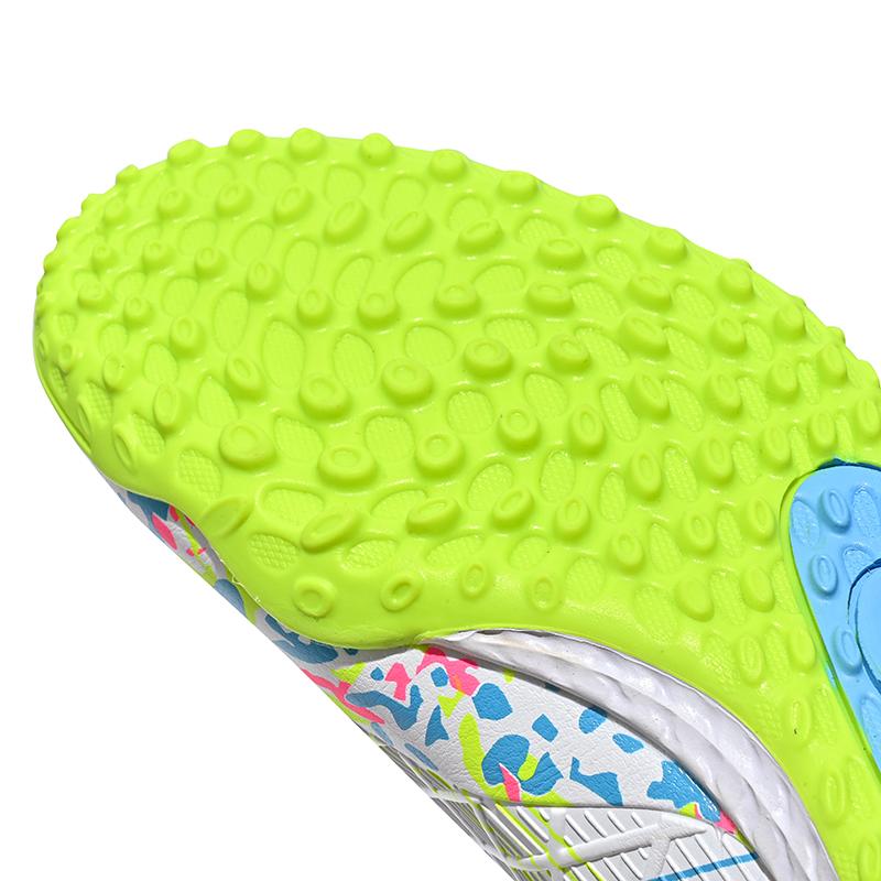 32-45unisex Football Shoes High-top Elastic Socks PVC Rubber Soft Bottom TFFootball Shoes Men's Special Children Competition Training Football Shoes