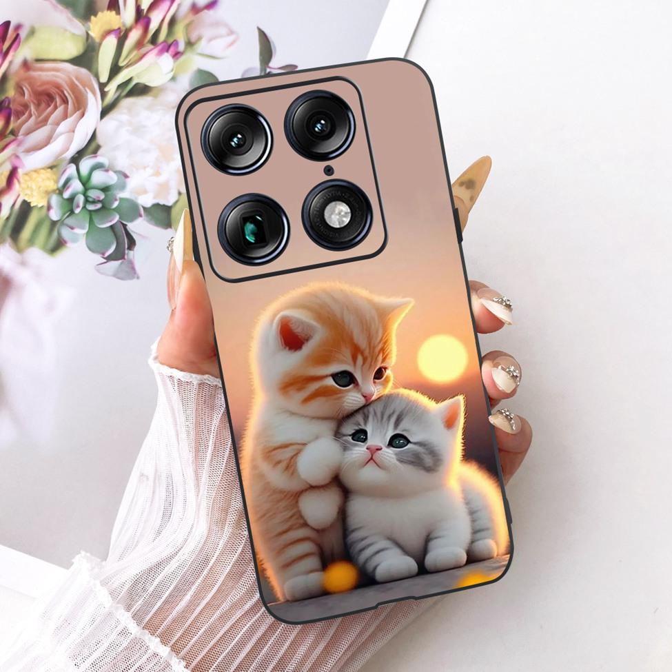 For Moto X70 Air Pro Case Cover Fashion Butterfly Cute Cat Cool Painted Soft Phone Casing For Motorola Moto X70 Air Pro