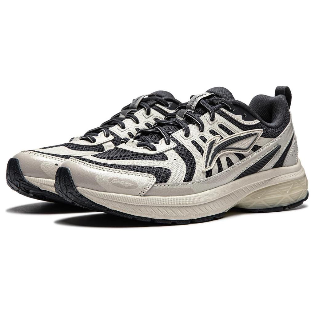 Кроссовки женские Li Ning Fuyiao 1.0 V3 Simple Shock Absorbation Low Top, черные, серые ARXU004-4