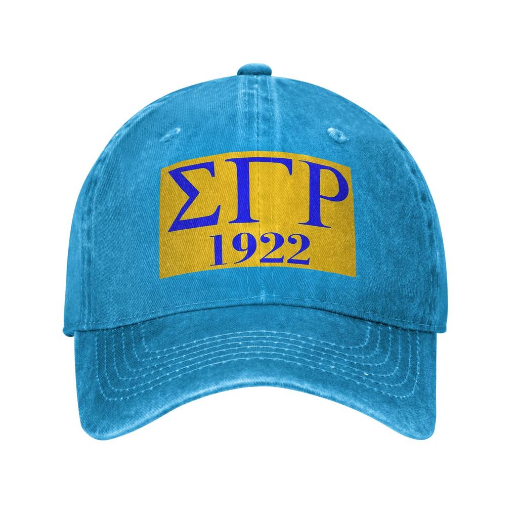 Sigma Gamma Rho 1922 Джинсовая Кепка Повседневные Бейсболки Регулируемая Шляпа Летние Унисекс Бейсболки