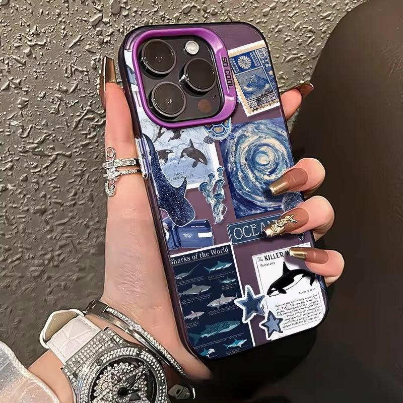 Чехол для телефона с рисунком на морскую тематику Для Samsung Galaxy A16 A15 A34 A35 A53 A55 A54 S26 S25 FE S24 Ultra S23 Plus S22 S21 S20