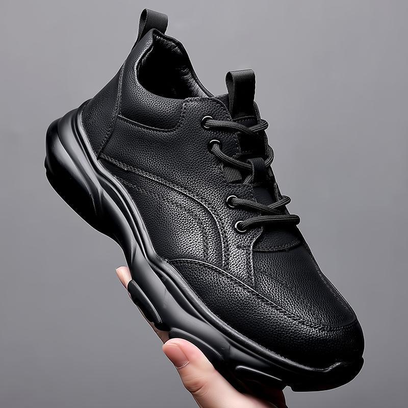 New Sports and Leisure Leather Shoes Large Size - Fashion Sports Shoes Forrest Gump Shoes Retro Men's Shoes