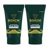 BOHEM Осветляющее средство для умывания для мужчин 100 мл Упаковка из 2 штук Средство для умывания против акне для сияющей кожи Экстракт черного чая и глицерин