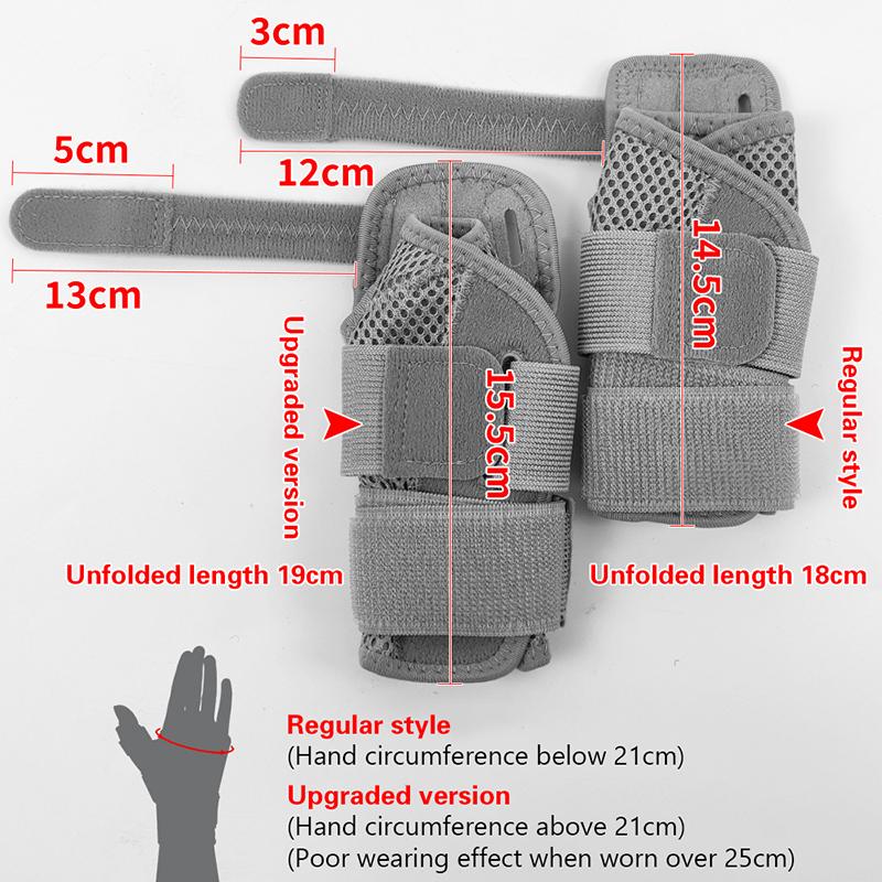 Гибкая шина для поддержки запястья и большого пальца при тендините, артрите, дышащая защита для большого пальца, подходит для правой и левой руки