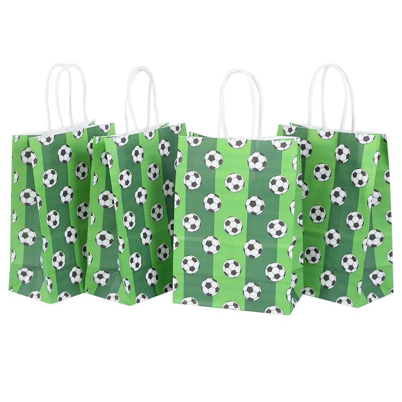 Футбольная вечеринка печенье конфеты мешки мальчик футбольная тематика день рождения подарок упаковка мешок для гостей детские сувениры для вечеринок принадлежности Рождество