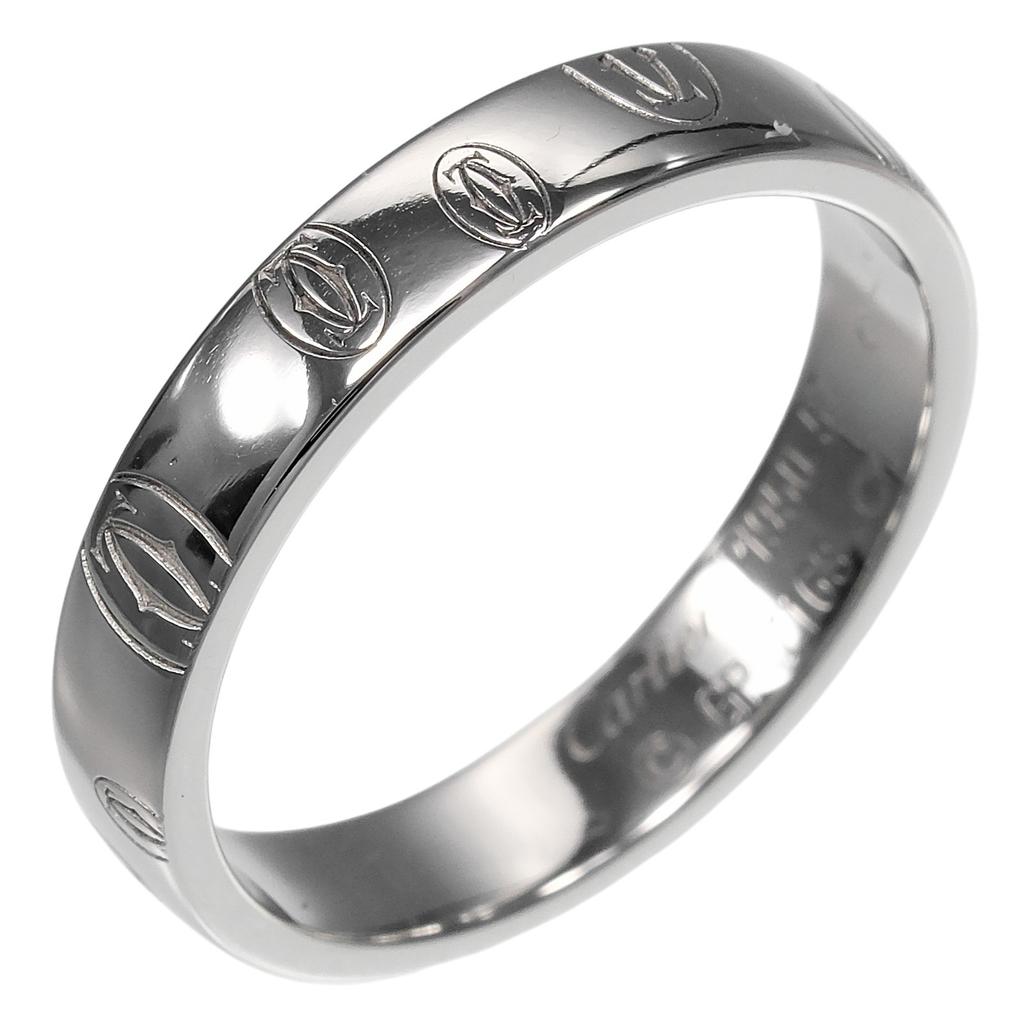 CARTIER happy Birthday Ring Pt950Platinum #8.0(US Size) 7.1g mens Used