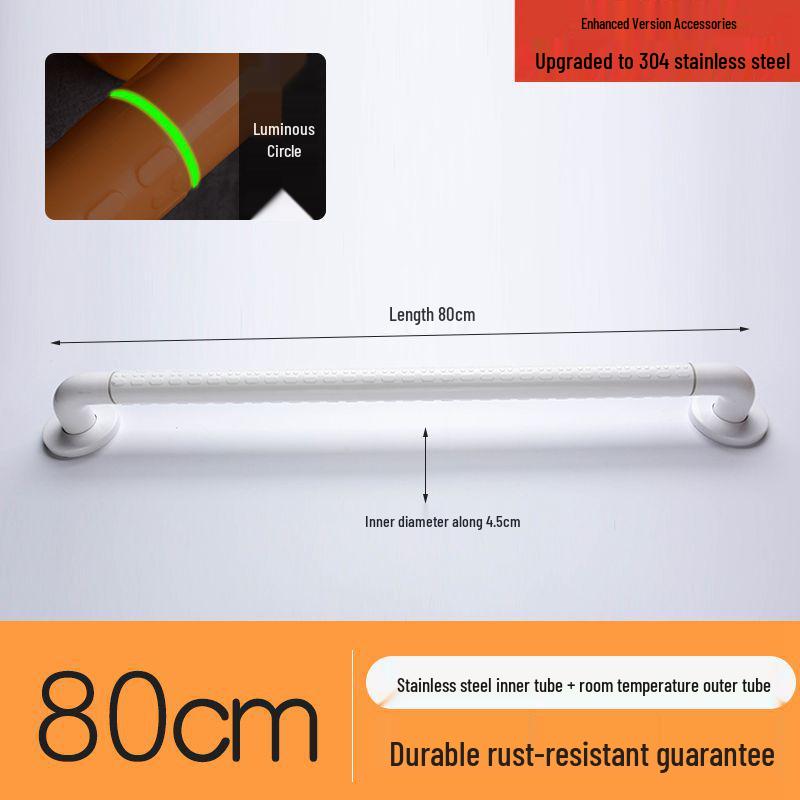 Stainless Steel Safety Grab Bar for Elderly - Bathroom Toilet Armrest