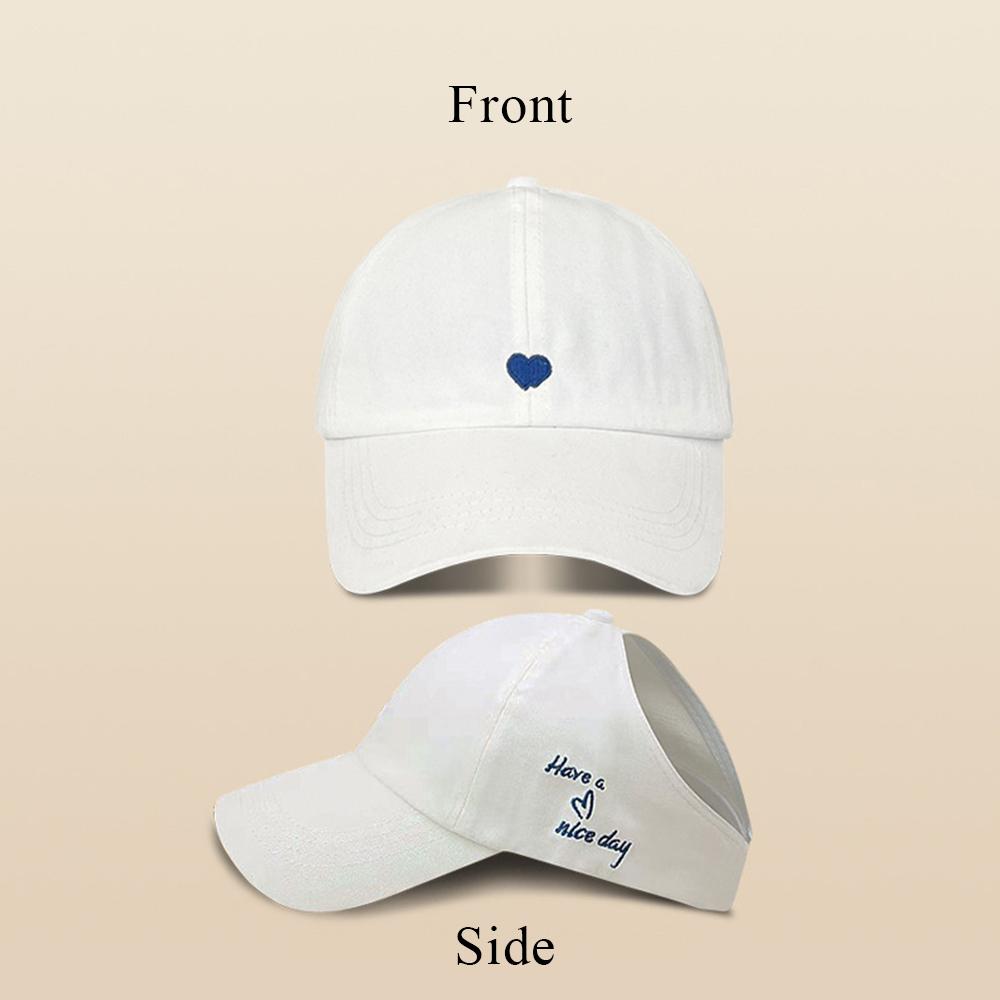 Summer Kids Baseball Caps Girls Hollow Top High Ponytail Caps UV Protection Sun Hat Children Peaked Cap Adjustable Visor Cap