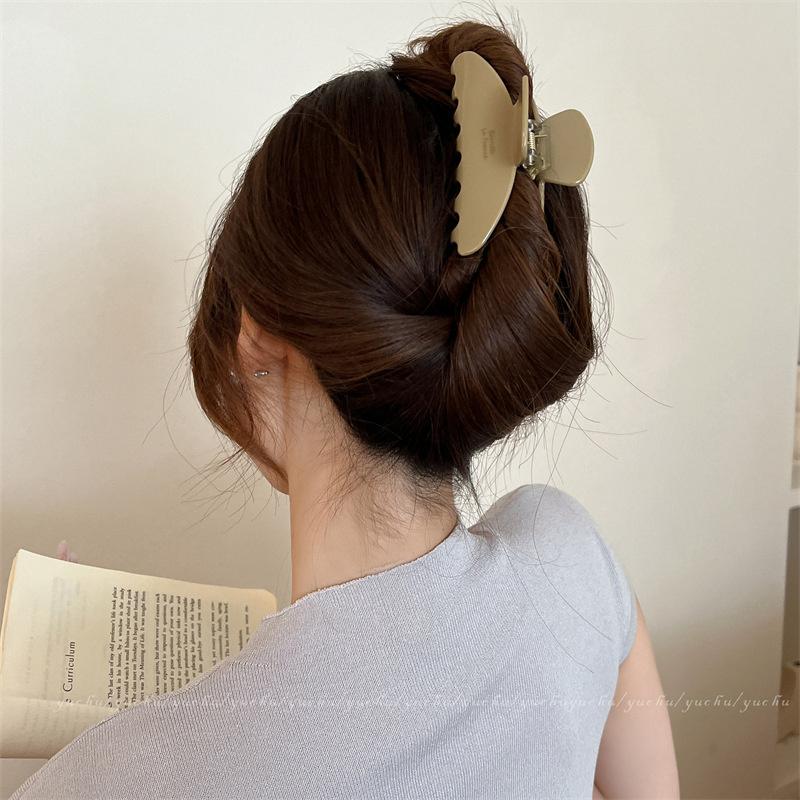 Женские Изысканные Элегантные Заколки для волос Акула Зажимы для волос Большие Ацетатные Модные Девичьи Аксессуары для волос Темперамент Заколка для волос