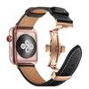 Luxury Leather Strap Wrist Watchband for Apple Watch Band Ultra 2 49mm 44mm 40mm 42mm 38mm Iwatch Series 8 9 7 6 SE 5 4 3 Watchbands