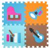 Children's foldable foam puzzle mat for the floor to play with for a first birthday
