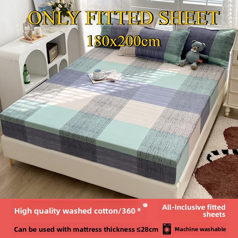 Простыня на резинке Не линяющая Не скатывающаяся Цельная простыня Нескользящая Разные размеры Постельное белье Покрывало-протектор