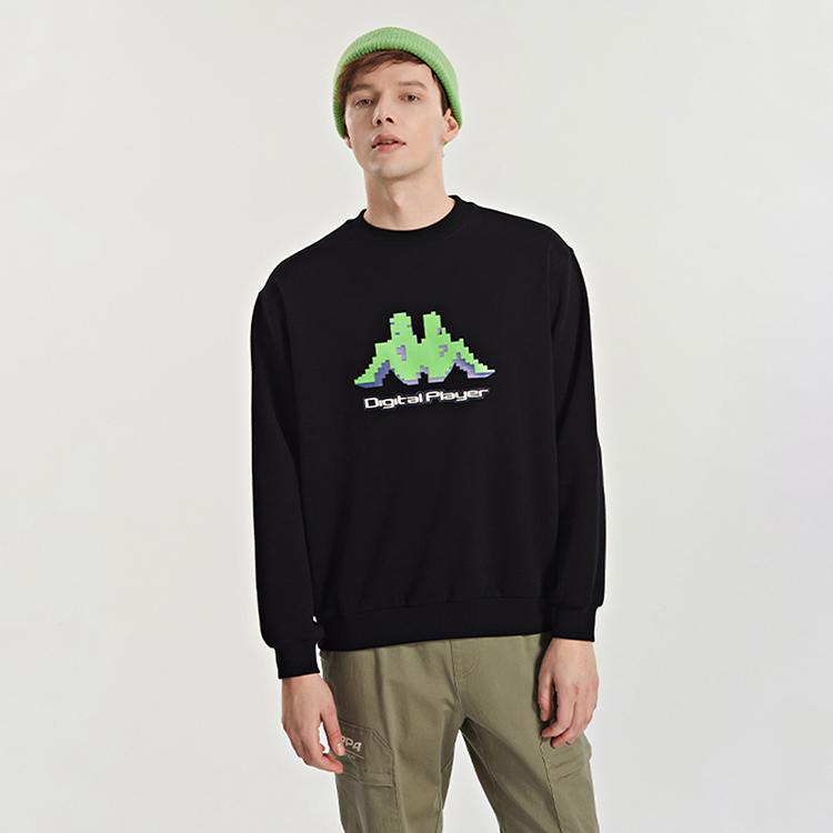 Kappa Crew Neck Loose Fit Sweatshirt Spring Fall Winter Unisex Couple's K0CW2WT03D