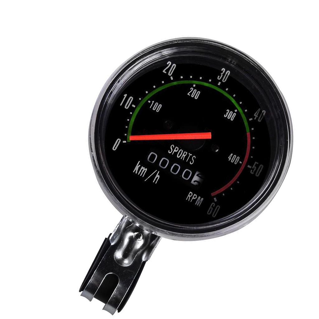 Bicycle Speedometer Bike Speed Meter Circular Universal Mechanical Accurate Measurement