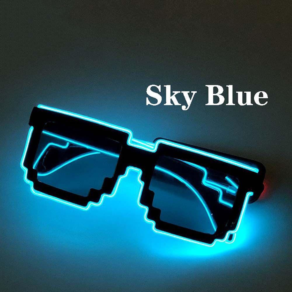 Очки Барные принадлежности Мозаичные очки Светящиеся солнцезащитные очки Светодиодные светящиеся очки Светодиодные светящиеся очки