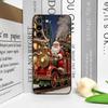 Мультяшный чехол на телефон Санта-Клаус в рождественской тематике для Samsung Galaxy S25 S24+ S23 Ultra S22 Plus S21 FE M53 Ударопрочный мягкий чехол