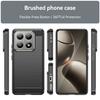 Чехол для Xiaomi 14T/14T Pro Текстура углеродного волокна ТПУ Матовая крышка телефона