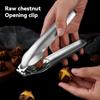 2in1 Chestnut Machine Kitchen Accessori Stainless Steel Chestnut Cracker Opener Sheath Cutter Metal Nuts Clip Walnut Pliers Tool