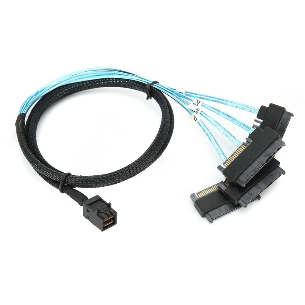 High Speed” Adapter Cable 6Gbps Server Cable SFF-8643 To 29pin SFF-8482 Cable Storage Expansion