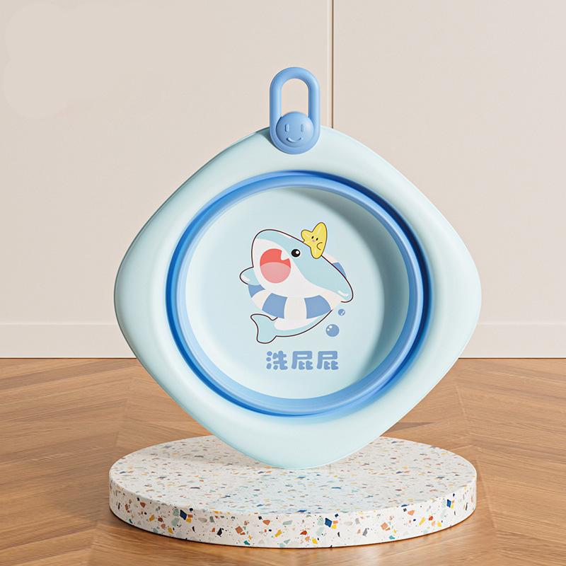 Складной умывальник, таз для стирки, складной умывальник, дизайн со шнурком, таз для купания, умывальник для ежедневного умывания лица, рук