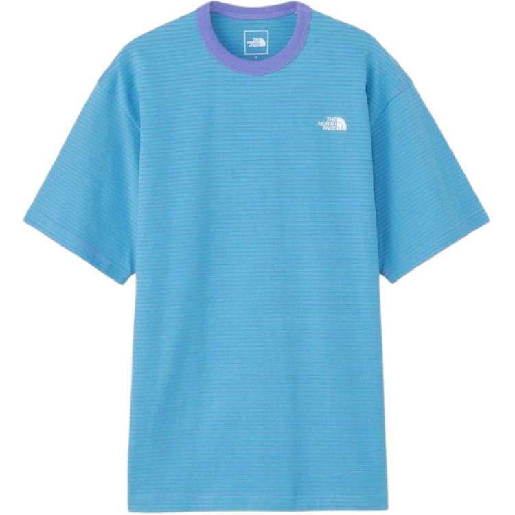 THE NORTH FACE T Shirt Unisex Blue Purple NT32455-OG