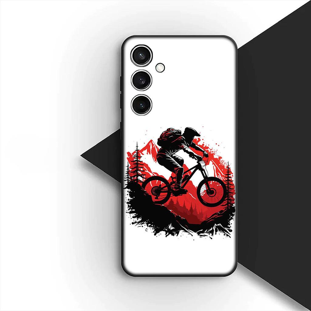 Soft Cover for Xiaomi Redmi Note 13 14 Pro Plus ProPlus 14C 13C Pro+ 5G Note13 Casing Phone Case Art Mountain Bike Cycling