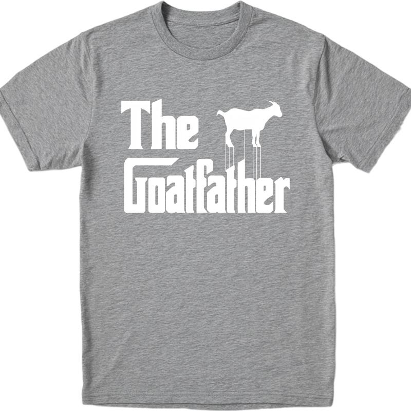Street Wear Boys summer t shirt Streetwear The Goatfather With Goat Silhouette Everyday Unisex tops summer teeshirt for him