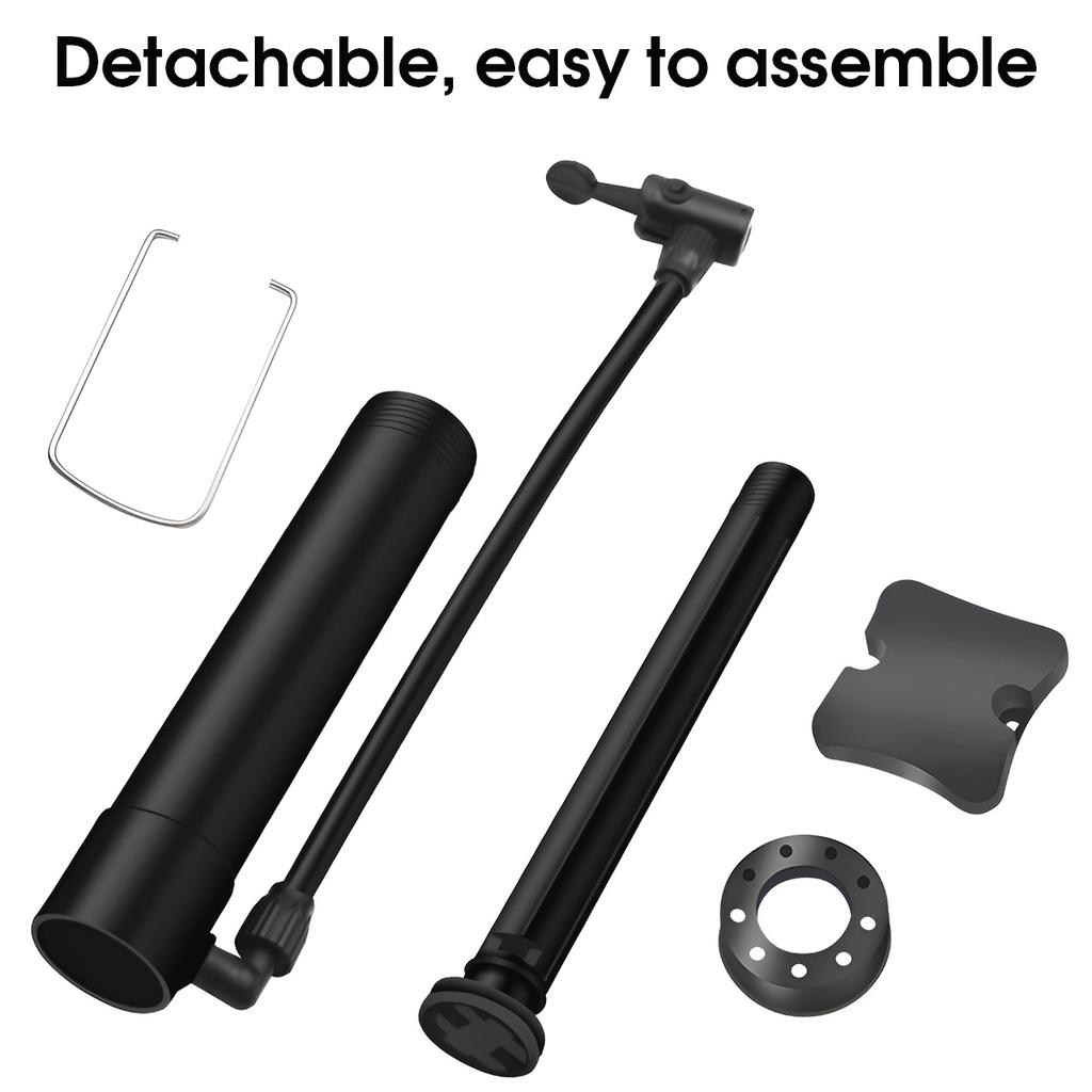 Manual Bicycle Air Pump Portable Bicycle Tire Air Pump Floor Air Pump Suitable for Bicycle Tires Ball Inflation