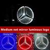 For Mercedes Benz Car Front Grilled Star Emblem LED Illuminated Logo White Blue Red Light for Mercedes Benz W205 C E R ML GL GLA