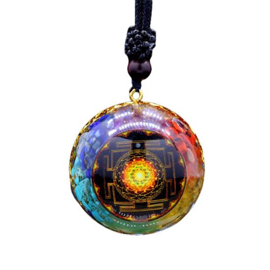 Ожерелье с подвеской из натурального малахитового кристалла, кулон с рейки, духовная исцеляющая энергия, ювелирные изделия, подвеска из священного камня для женщин