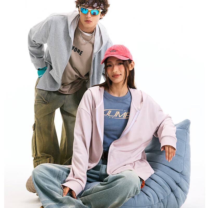 Женское худи на молнии свободного кроя с флисовой подкладкой Fingercroxx