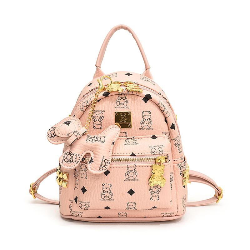 Ранняя весна новая высококлассная сумка медведь классический рюкзак универсальный на одно плечо женский