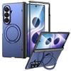 Чехол-задняя крышка из алюминиевого сплава для Samsung Galaxy Z Fold 8 Ultra 7 с вращающимся на 360° кольцом-подставкой, защитная крышка для шарнира