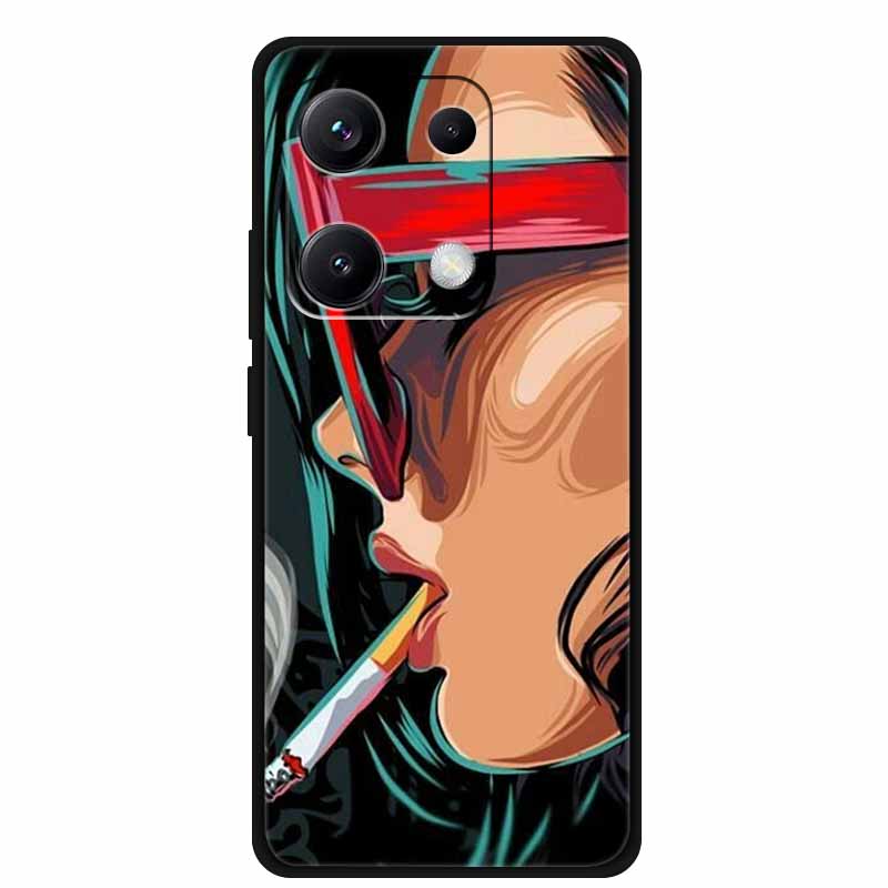 For Xiaomi Redmi Note 14S Case 2025 Soft Black TPU Phone Case Redmi Note 14S Silicone Back Cover For Redmi Note 14S 14 s Fundas