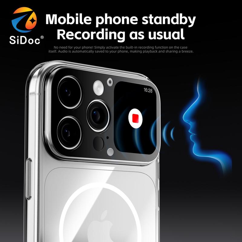 New intelligent screen phone protective case for taking photos, recording, playing games app, online real-time viewing of photos