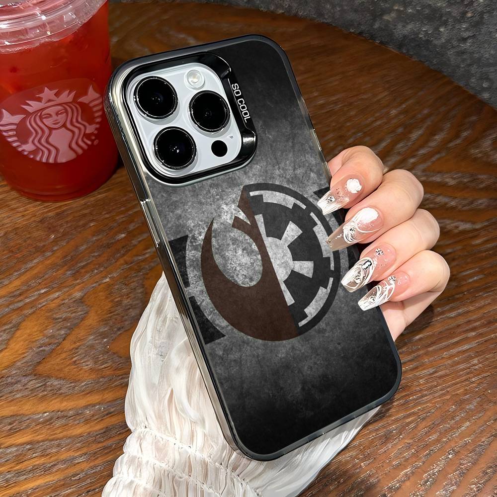 Чехол для телефона Wars Totem-Stars с серебряным покрытием внутри для IPhone 17 16 15 14 11 12 13 Pro Max Plus X XR XS Max Цветной