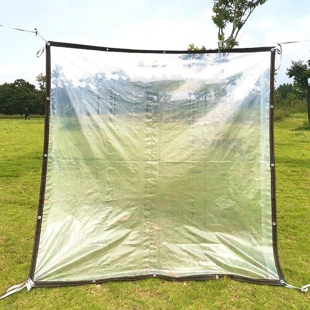 Водонепроницаемый брезент, прозрачная пленка для окон, защита от дождя, балкон, укрытие для цветочных растений, видимая тень, парус, сад для двора