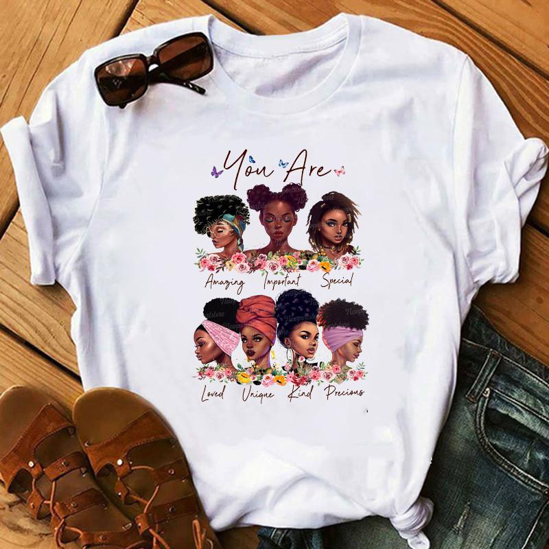 Fashion Casual Girls Letter Graphics Women's T-Shirt Summer Loose Tees 90S Short Sleeve O-Neck Blouses Ladies White Tops Clothes