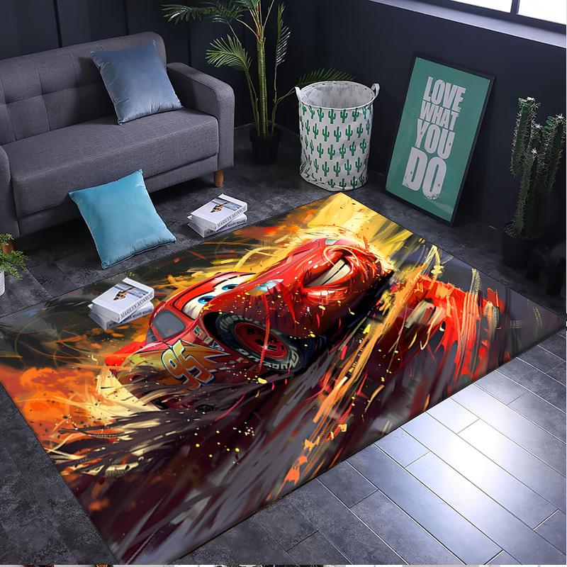 Racing car Rug Area rug for Livingroom, Bedroom, Palyroom, Chair Rug, Office Rug, Floor mat, Large Size Fan Christmas Birthday gift
