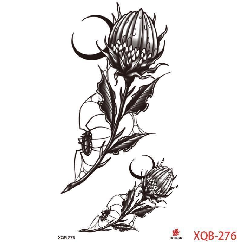 НОВЫЙ 1 ШТ. Водонепроницаемые Татуировки Временные Татуировки Наклейки Цветы Розы Татуировки Тела для Женщин Искусство Руки Татуировки Волк Тигр Лев Живопись Татуировки