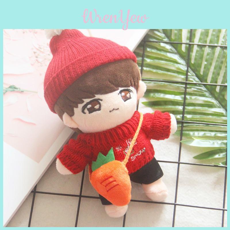 Kpop Doll Bts Jungkook Jimin Suga Rm Jin Jhope V Plush Clothes Soft Stuffed Toy