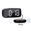 Fashion Super Loud Vibrating Alarm Clock with Bed Shaker Multifunctional Dual USB for Heavy Sleeper Deaf Hard of Hearing Snooze