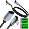 Угловой USB C удлинитель 90° 480 Мбит/с USB C 2.0 Папа-Мама Кабель