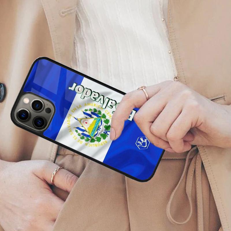 El Salvador Flag Bumper Magnetic Phone Case For APPLE iPhone 17 Air 16 14 13 12 Pro Max 15 Plus Charge With MagSafe Cover