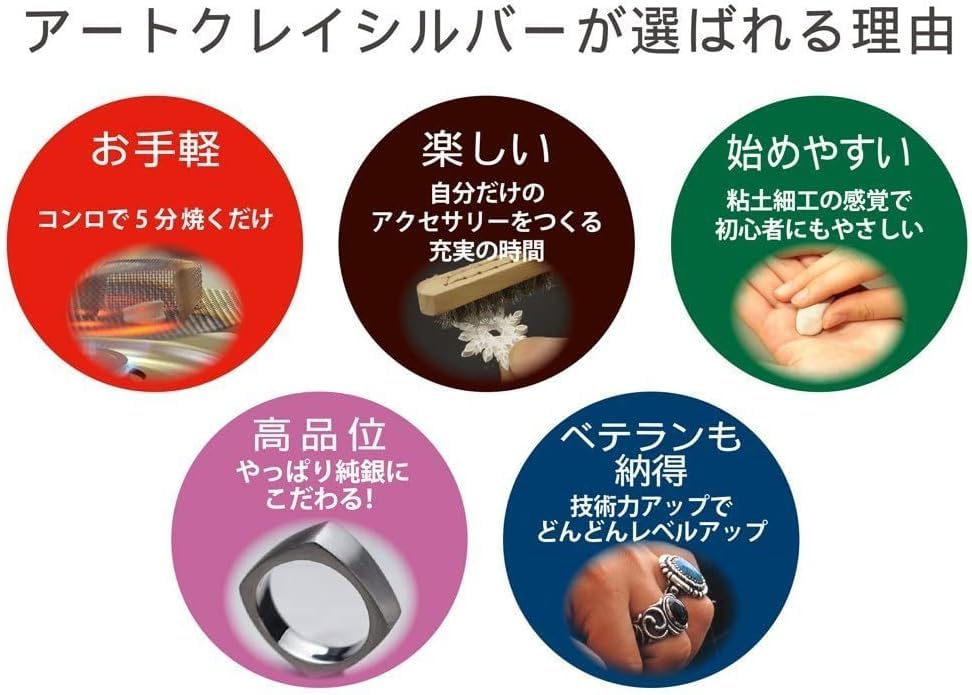 Aida Chemical Industry ART CLAY Art Clay Silver 50г A-0275