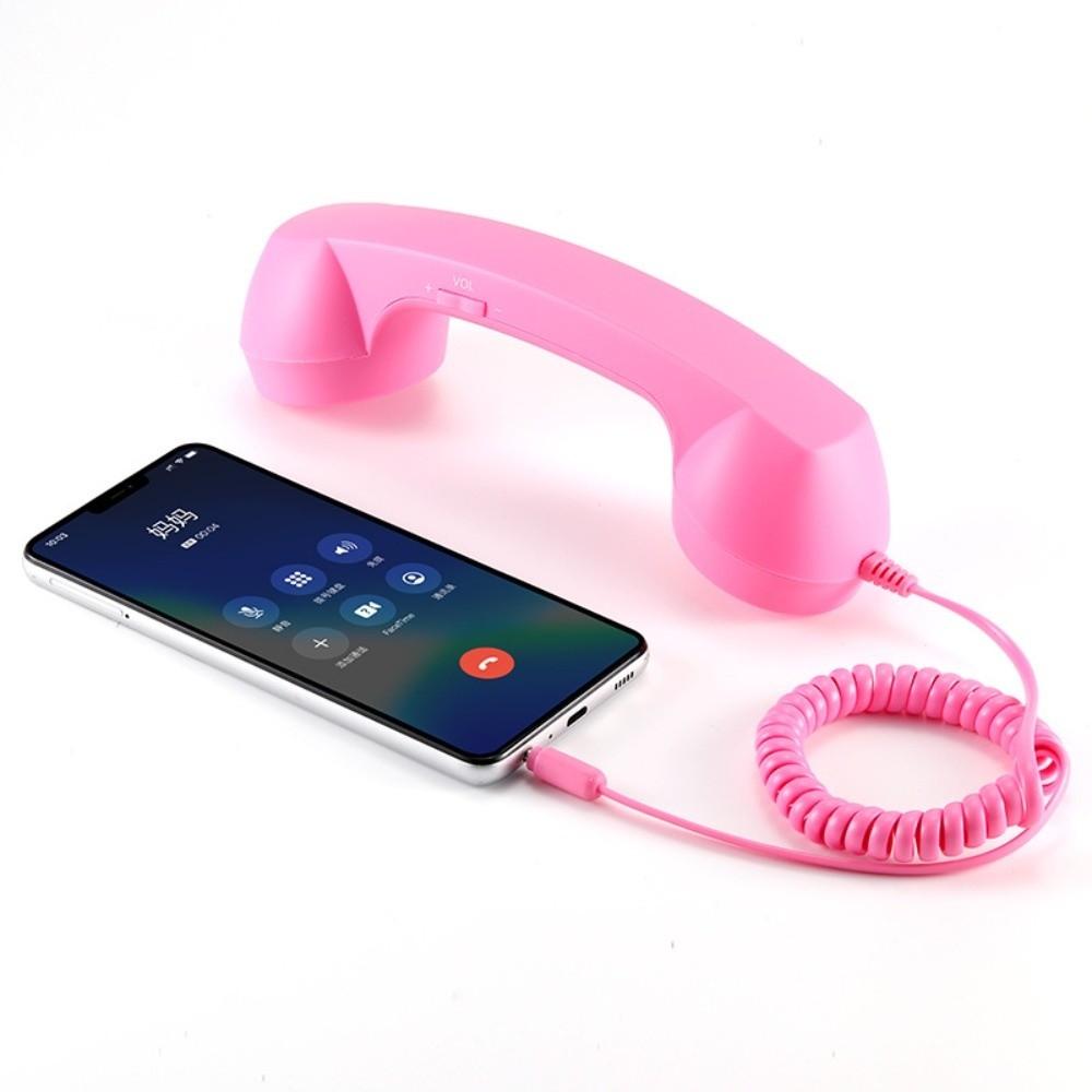Multifunctional Telephone Wired Handsets Landline Handle Receiver  For Calls External Headset