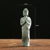 Oriental Culture Sandstone Buddha Green Sandstone Buddhist Ornament Tea Pet   Restaurant