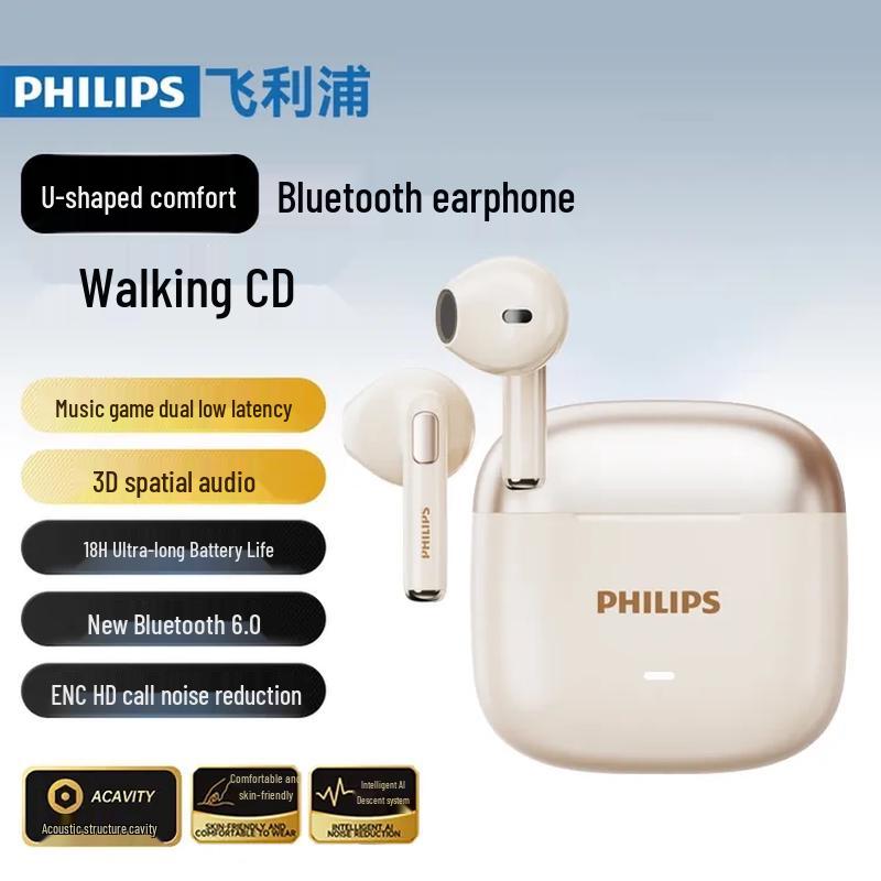 Philips Полностью беспроводные Bluetooth-наушники TAT1420