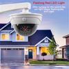 Solar Powered Security Camera Flashing With LED Motion Sensor Detection Light For Indoor Outdoor Home, Office, Garage