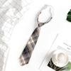 JK Bow Tie for Women, Japanese Uniform Shirt, College Style Student Plaid Tie, Men's Free Ribbon Accessories
